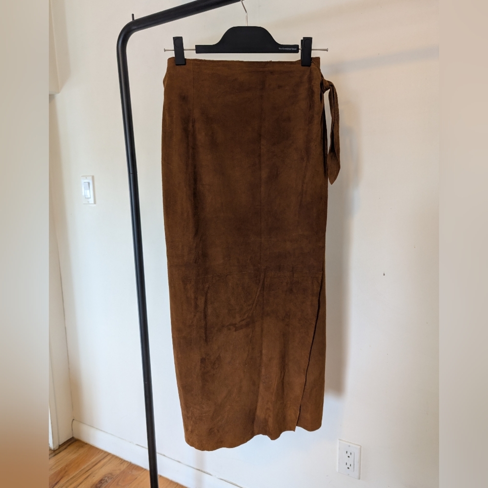 Ralph Lauren Brown Midi Skirt